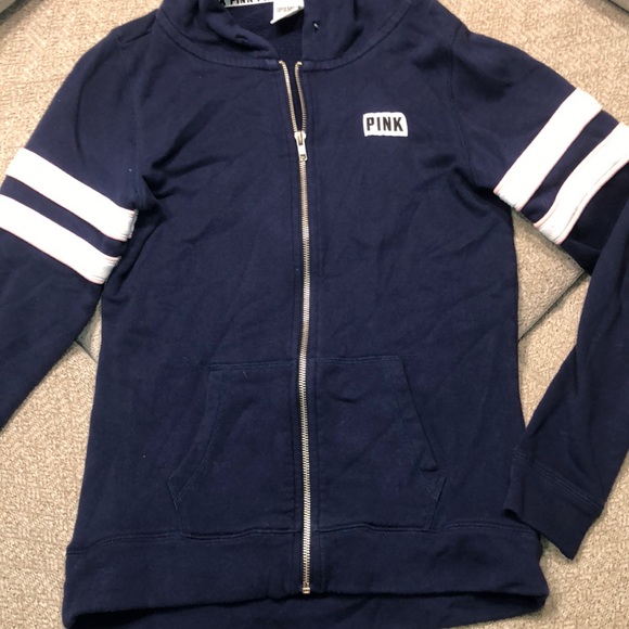 Pink zip up hoodie